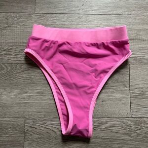 93 Play Street Chloe Bikini Bottoms – Poppy Pink – Size Small
